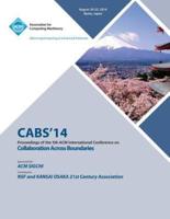 CABS 14 5th ACM International Conference Across Boundaries