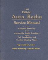 1933 Official Auto-Radio Service Manual