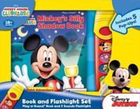 Disney Junior Mickey Mouse Clubhouse: Mickey's Silly Shadow Book and 5-Sound Flashlight Set