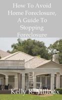 How To Avoid Home Foreclosure