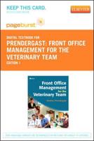 Front Office Management for the Veterinary Team Pageburst Access Code