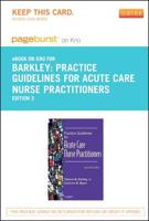 Practice Guidelines for Acute Care Nurse Practitioners - Pageburst E-book on Kno Retail Access Card