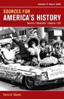 Sources for America's History, Volume 2