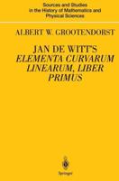 Jan De Witt's Elementa Curvarum Linearum, Liber Primus