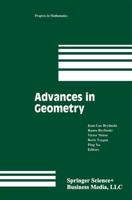 Advances in Geometry : Volume 1