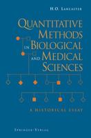 Quantitative Methods in Biological and Medical Sciences : A Historical Essay