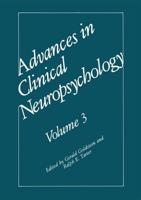 Advances in Clinical Neuropsychology : Volume 3
