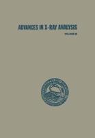 Advances in X-Ray Analysis : Volume 23