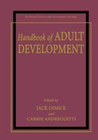 Handbook of Adult Development