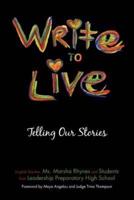 Write to Live: Telling Our Stories