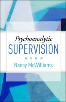 Psychoanalytic Supervision