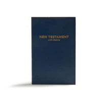 CSB Pocket New Testament With Psalms, Navy Trade Paper