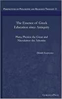 The Essence of Greek Education since Antiquity: Plato, Photios the Great and Nicodemos the Athonite