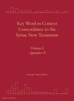 Key Word in Context Concordance to the Syriac New Testament
