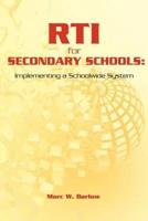 RTI for Secondary Schools