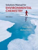 Solutions Manual for Environmental Chemistry
