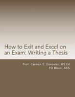 How to Exit and Excel on an Exam