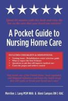 A Pocket Guide to Nursing Home Care
