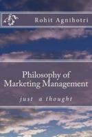 Philosophy of Marketing Management