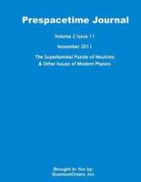Prespacetime Journal Volume 2 Issue 11