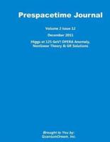 Prespacetime Journal Volume 2 Issue 12