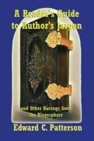 A Reader's Guide to Author's Jargon and Other Ravings from the Blogosphere