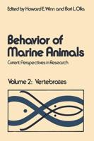 Behavior of Marine Animals: Current Perspectives in Research Volume 2: Vertebrates