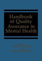 Handbook of Quality Assurance in Mental Health