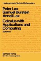Calculus with Applications and Computing : Volume 1