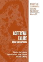 Acute Renal Failure : Clinical and Experimental