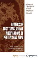 Advances in Post-Translational Modifications of Proteins and Aging