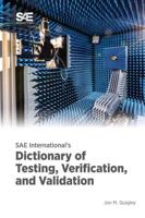 SAE International's Dictionary of Testing, Verification, and Validation