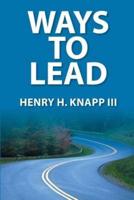 Ways to Lead