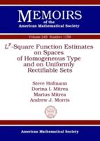 Lp-Square Function Estimates on Spaces of Homogeneous Type and on Uniformly Rectifiable Sets
