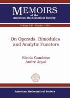 On Operads, Bimodules, and Analytic Functors