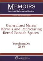 Generalized Mercer Kernels and Reproducing Kernel Banach Spaces