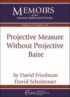 Projective Measure Without Projective Baire