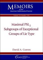 Maximal PSL2 Subgroups of Exceptional Groups of Lie Type