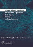 Student Solution Manual for Differential Equations