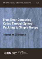 From Error-Correcting Codes Through Sphere Packings to Simple Groups