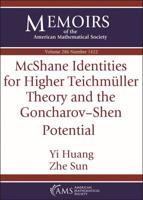 Mcshane Identities for Higher Teichmüller Theory and the Goncharov-Shen Potential