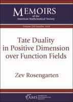 Tate Duality in Positive Dimension Over Function Fields