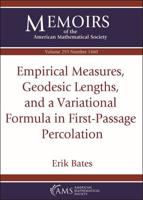 Empirical Measures, Geodesic Lengths, and a Variational Formula in First-Passage Percolation