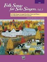 Folk Songs for Solo Singers, Vol 2