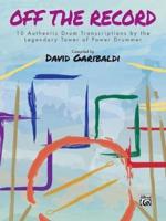 David Garibaldi -- Off the Record