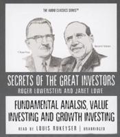 Fundamental Analysis, Value Investing and Growth Investing