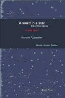 A Word in a star/Eit Ord I Ei Stjerne (Bilingual Edition