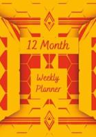 12 Month Weekly Planner