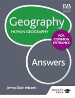 Geography for Common Entrance. Human Geography Answers