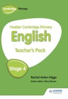 Hodder Cambridge Primary English. Stage 4 Teacher's Pack